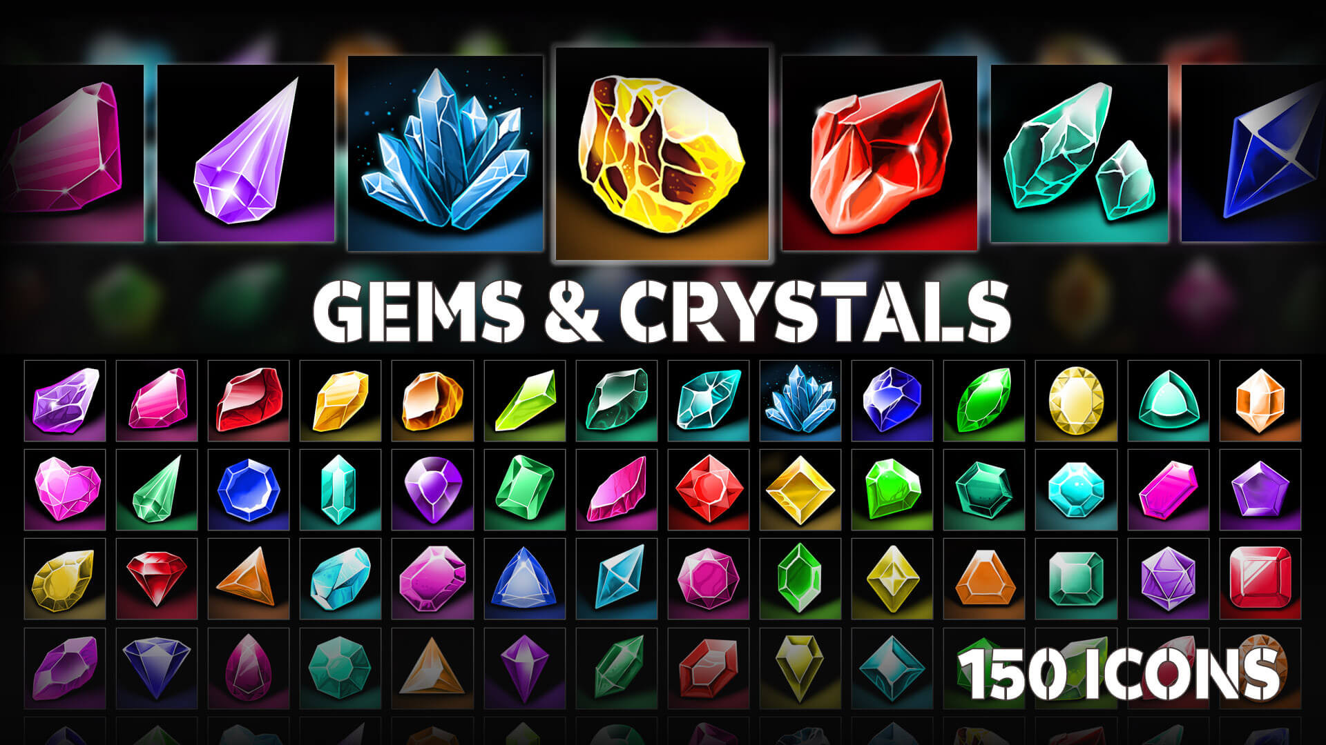 Atavism Platform - Gems and Crystals - Icons